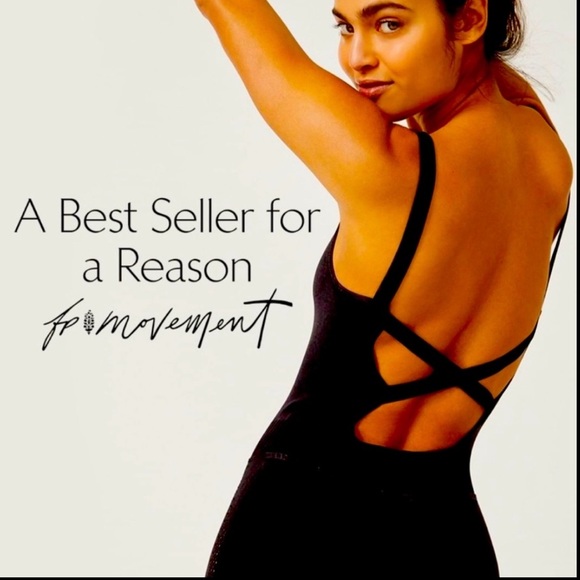 FREE PEOPLE X THE CLASS FP Movement Good Karma Onesie - Picture 2 of 11